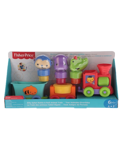 Tren Animales Divertidos didáctico unisex 1