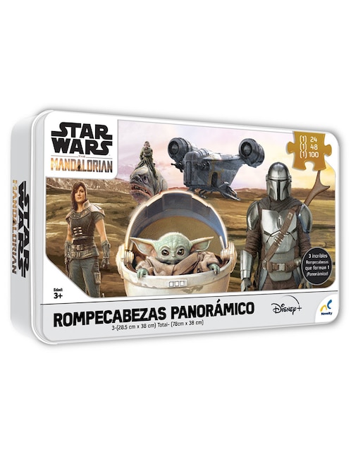 Rompecabezas panorámico Star Wars The Mandalorian Novelty