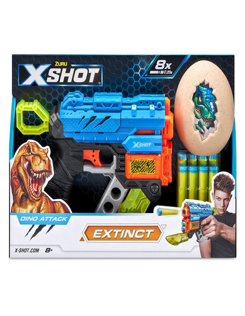 Pistola de dardos X-Shot Extinct