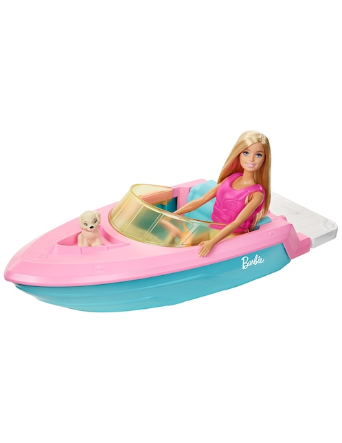 Muñeca Barbie Lancha