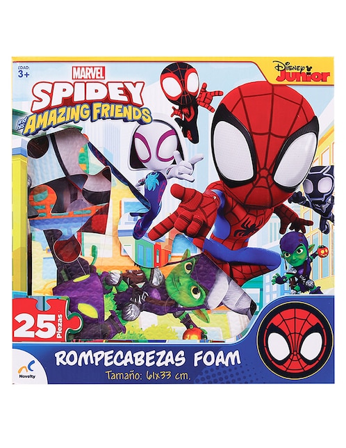 Puzzle Spiderman Marvel 3 años+, 24 piezas