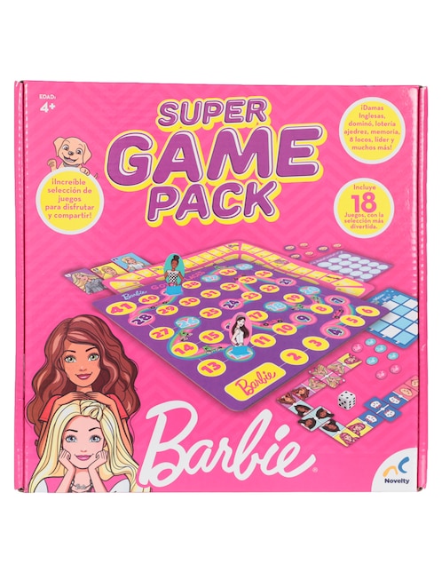 Set de juegos Super Game Pack Barbie Novelty