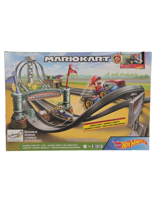 Set lanzador p/auto Hot Wheels GHK15