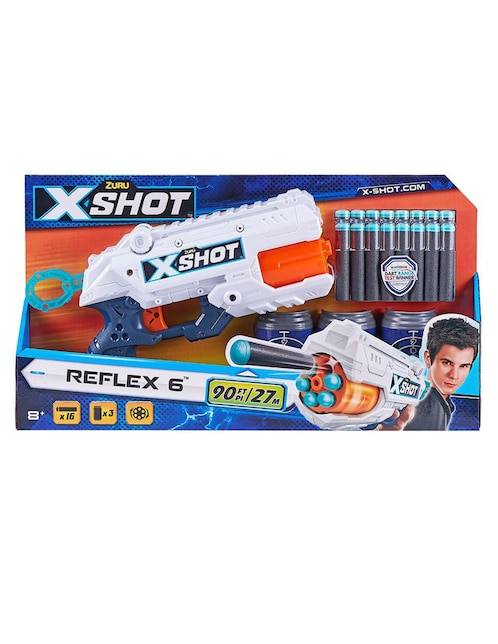 Pistola de dardos X Shot Reflex 6 1