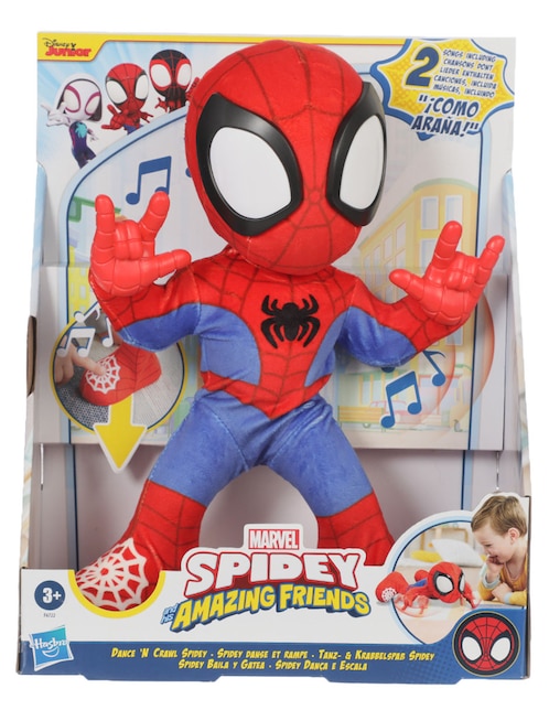 Figura Marvel Spidey and his Amazing Friends collectors con movimiento, luz y sonido