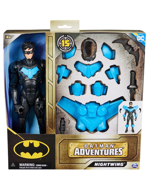 Figura de acción Batman Adventures Nightwing Dc Comics articulada