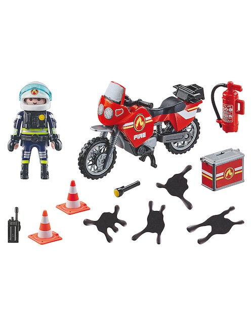 Moto de bomberos 71466 Action Heroes 1