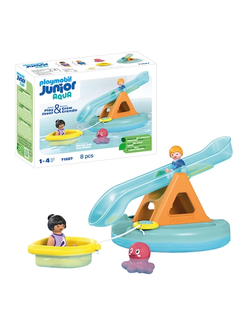 Playmobil Isla de baño con tobogán Junior Aqua