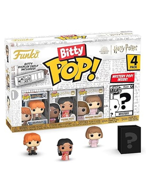Figura Harry Potter Padma Patil, Madame Maxime y Ron Weasley collectors 1