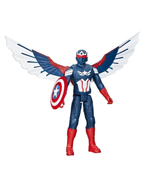 Figura articulada Captain America Brave New World Capitán América titan hero articulado
