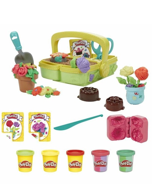 , Mi Jardín Play-Doh G0492-Pd Blooming Flowers 1
