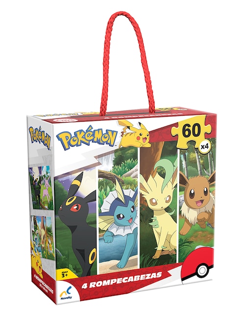 Rompecabezas Pokémon 4 en 1 240 piezas