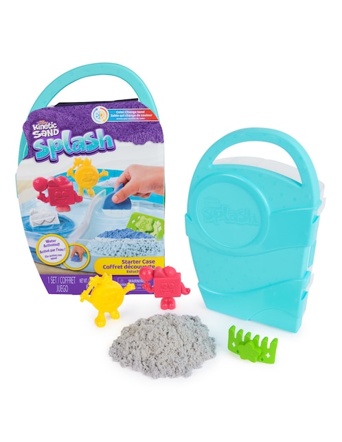 Arena caja de salpicadura Kinetic Sand