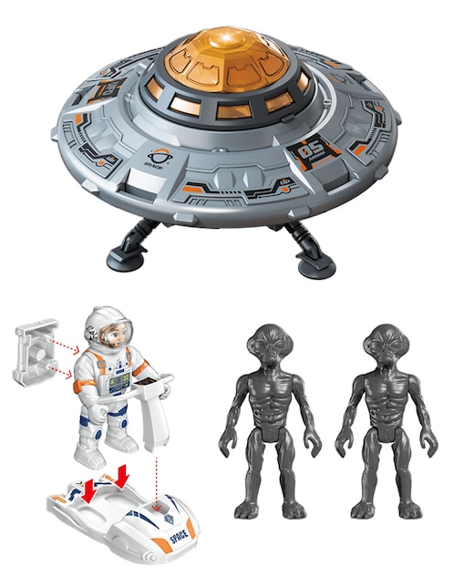 Set Nave Espacial Serie Única de Juguetes de Acción 1