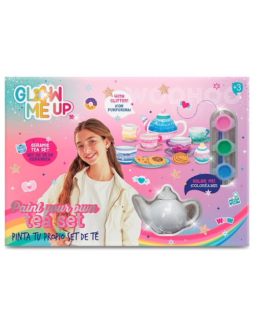 Pinta tu propio set de té juego arte y manualidades para niña 1