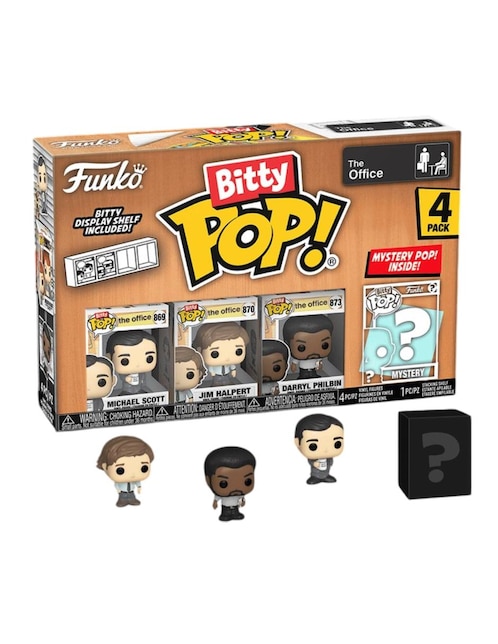Figura de colección The Office Michael Scott, Jim Halpert y Darryl Philbin 1