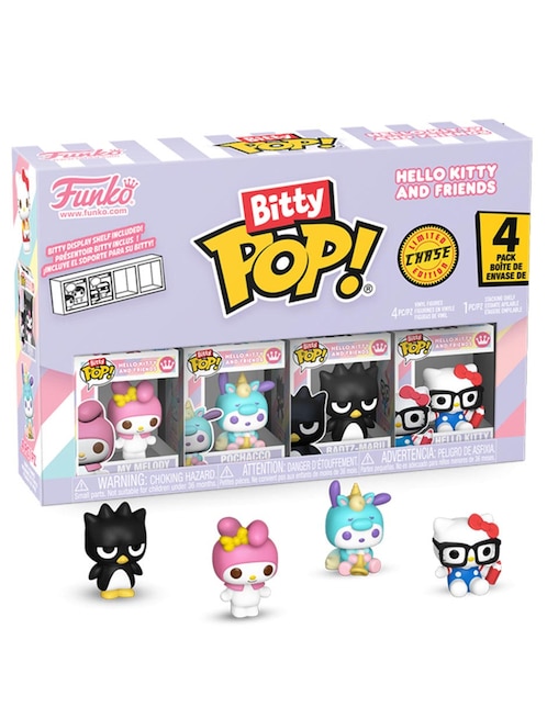 Figura de colección Hello Kitty and Friends My Melody, Pochacco, Badtz-Maru y Hello Kitty 1