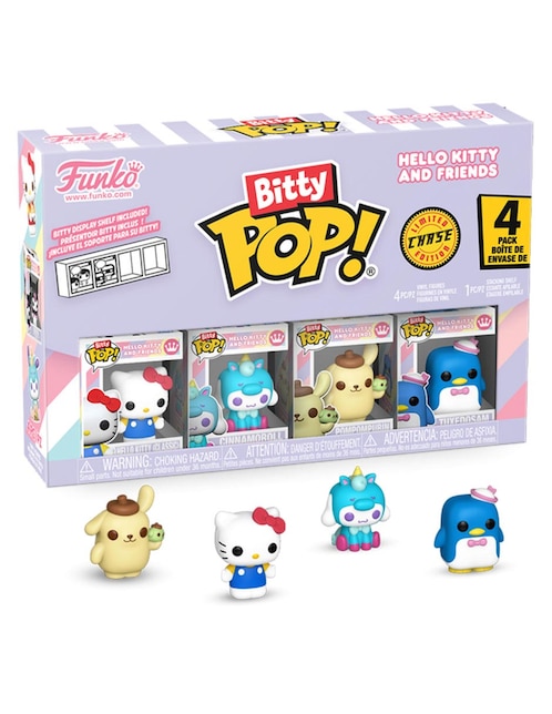 Figura de colección Hello Kitty and Friends Hello Kitty (Classic), Cinnamoroll, Pompompurin y Tuxedosam 1