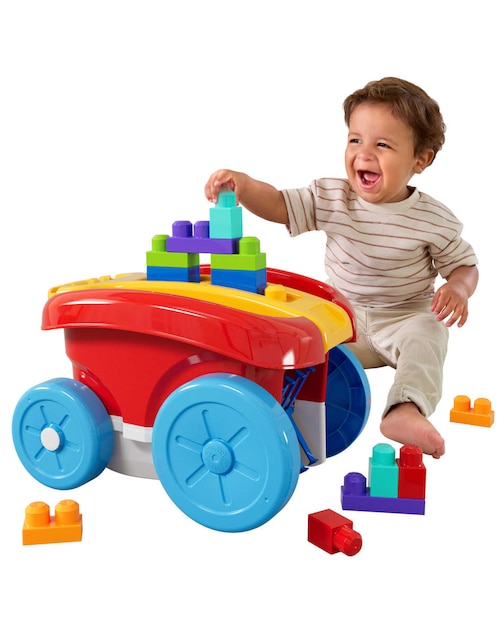 Mega Bloks Vagón Recoge Bloques JFR30 1