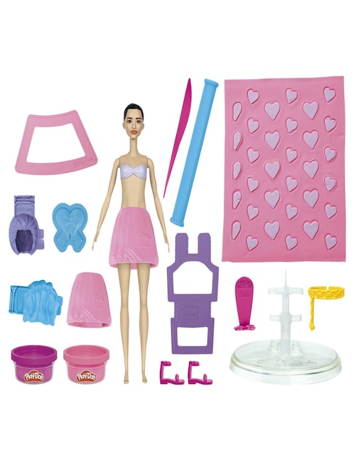 Corazones y cabellos Barbie 1