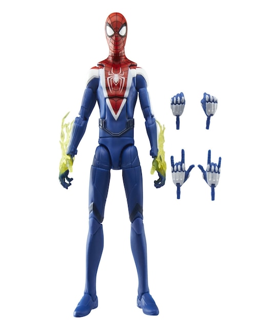 Figura articulada Spider-Man 2 Miles Morales con su traje mejorado! collectors 1