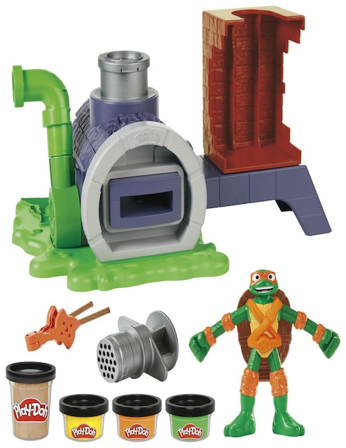 Horno Lanzapizzas de Play-Doh Teenage Mutant Ninja Turtles 1