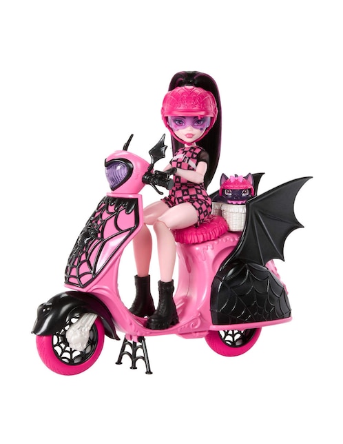 Muñeca Draculaura con scooter 1