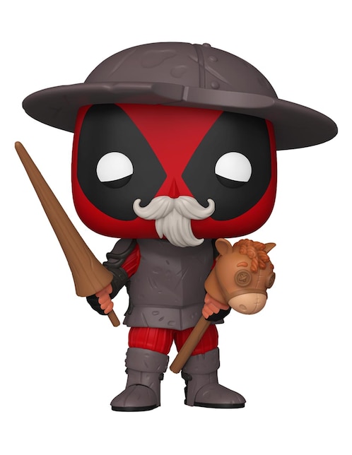 Figura de colección Deadpool as Don Quixote cabeza oscilante 1