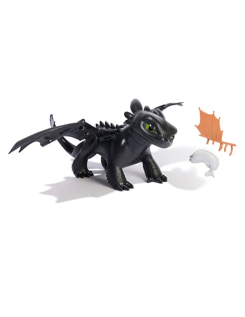 Figura de acción articulada Cómo entrenar a tu dragón Chimuelo con luz y sonido