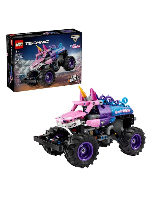 Monster Jam Sparkle Smash con Motor de Carga Manual 42220 1