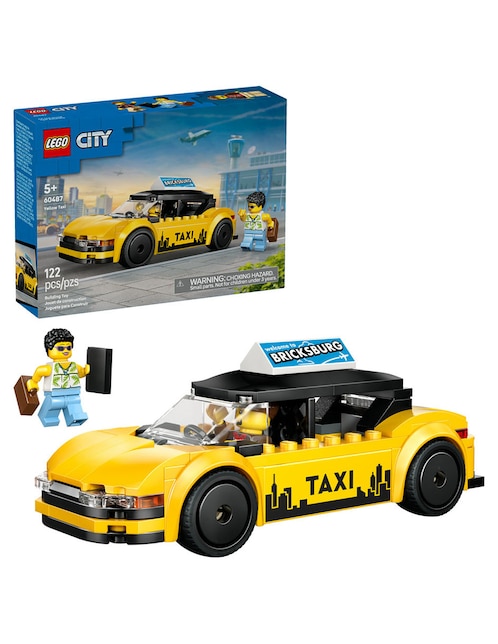 Lego City Taxi Amarillo 60487