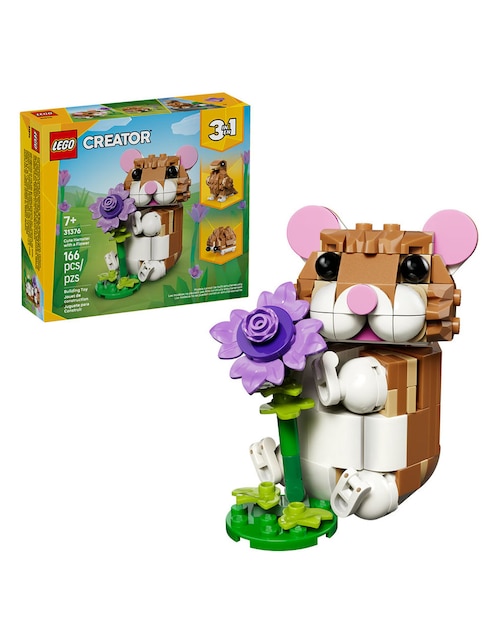 Creator Lindo Hámster con Flor 31376 1