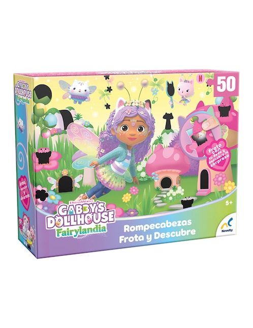 Rompecabezas infantil Frota y descubre Gabby´s Dollhouse 50 piezas 1