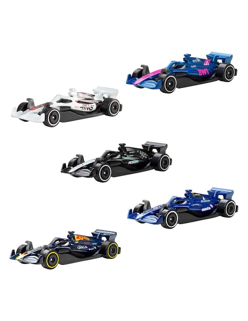 Set de vehículos Paquete de 5 Autos Fórmula 1 1