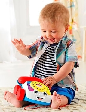 Teléfono Parlanchín Fisher Price juego didáctico infantil unisex