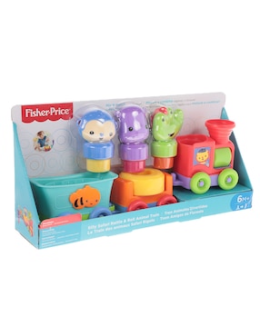Tren Animales Divertidos Fisher Price didáctico unisex