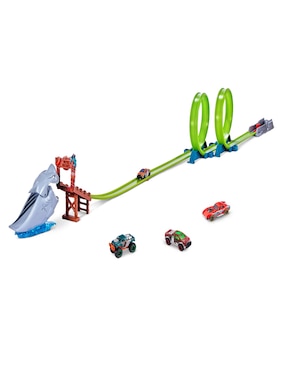 Set lanzador p/auto Metal Machines 6760