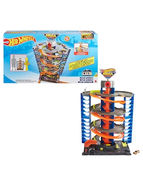Set lanzador p/auto Hot Wheels GTT95