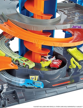 Set lanzador p/auto Hot Wheels GTT95