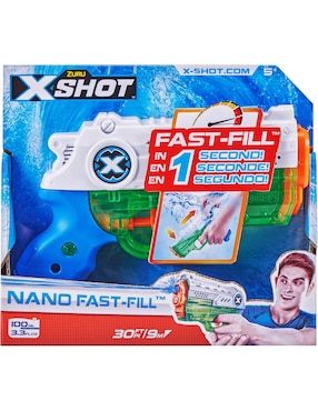 Lanzador de agua Nano Fast-Fill Zuru X-Shot