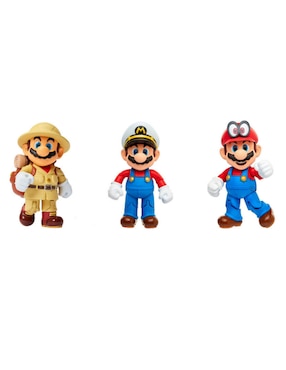 Set De Figuras Acción Super Mario Odyssey Nintendo