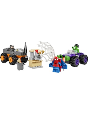 Lego Marvel Hulk vs Rhino Truck Showdown 10782