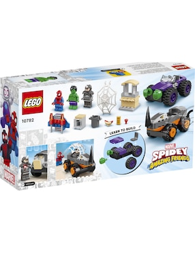 Lego Marvel Hulk vs Rhino Truck Showdown 10782
