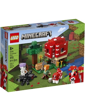 Set de construcción Lego The Mushroom House de Minecraft con 272 piezas