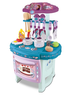 Cocina De Juguete Con Horno Disney Frozen 28 Piezas Con Luz Y Sonido