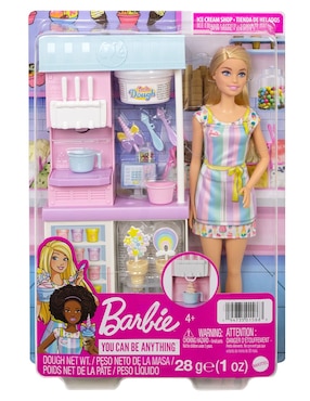 Muñeca Barbie Tienda de Helados