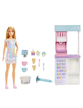 Muñeca Barbie Tienda de Helados