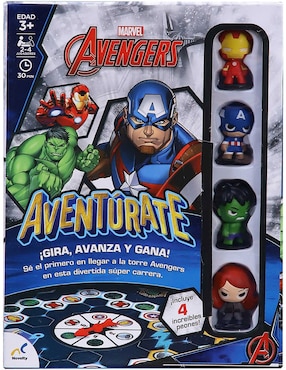 Juego de mesa Aventúrate Avengers