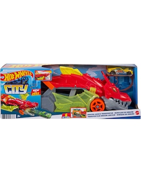 Set lanzador p/auto Hot Wheels GTK42