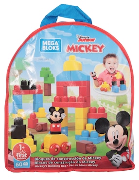 Set De Construcción Mega Bloks De Mickey Mouse Con 60 Piezas